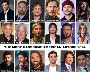 The Most Handsome American Actors 2024